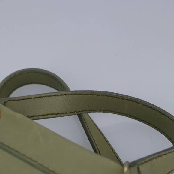 CELINE Hand Bag Leather Khaki - Picture 8 of 12